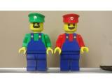 Giant Lego Mario & Luigi