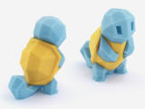 Low-Poly Squirtle - Multi and Dual Extrusion version