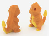 Low-Poly Charmander - Multi and Dual Extrusion version