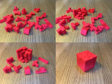 "Tetris" 3D puzzle (21 pieces)