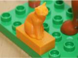 Marble cat to Duplo