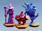 Low Poly Fantasy Tabletop - Alliance Advanced Units